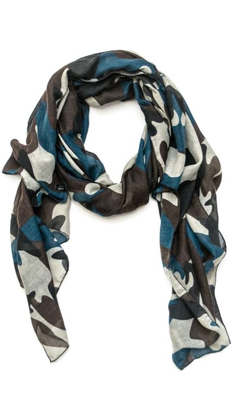 old camouflage scarf.